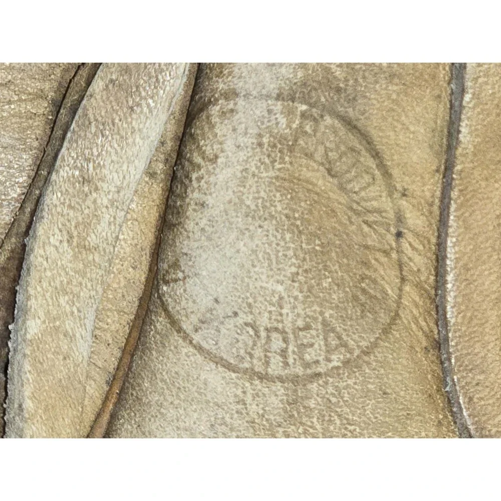 🏈 Vintage Ted Williams Sears 33ND Catchers Mitt GUC Korea Baseball Glove